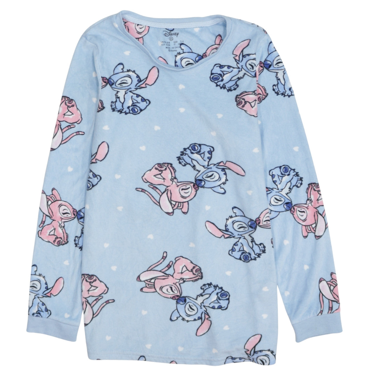 Primark Disney Women’s Blue Stitch Fleece Nightshirt XS