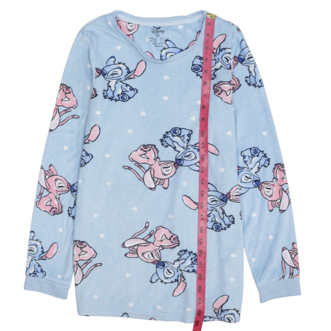 Primark Disney Women’s Blue Stitch Fleece Nightshirt XS
