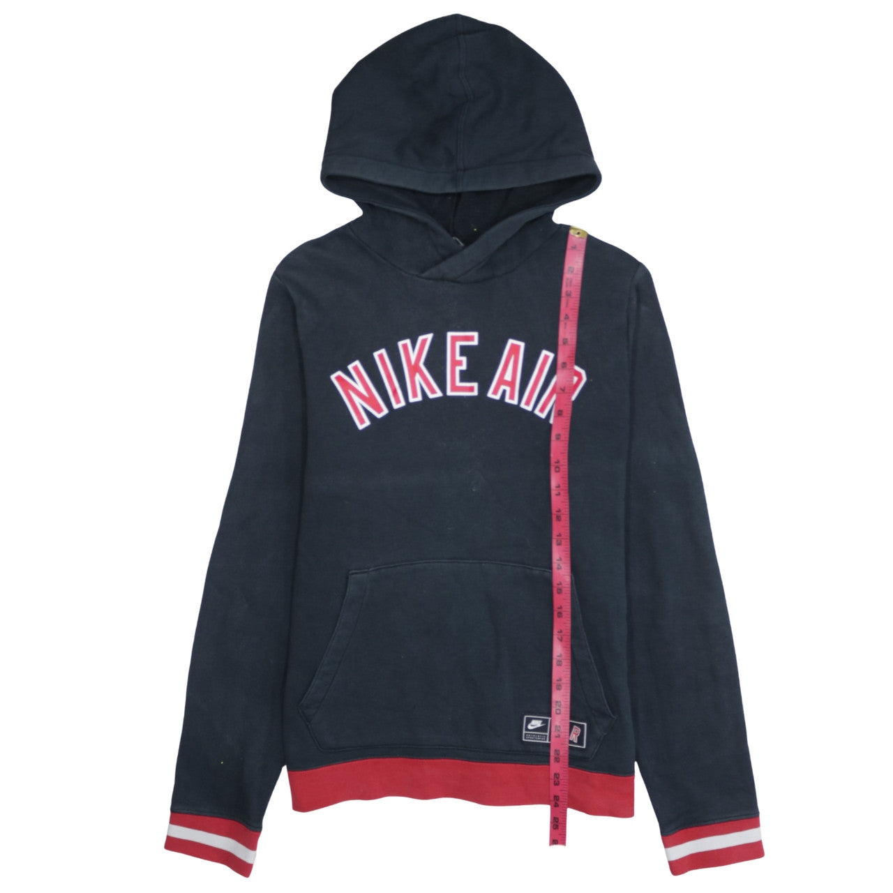 Nike Boys Black Red Pullover Hoodie XL 13-15 Years Hooded Sweatshirt