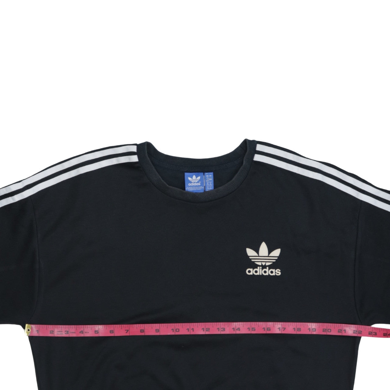 Adidas Women Black Size 12 Crew Neck Long Sleeve Sweatshirt