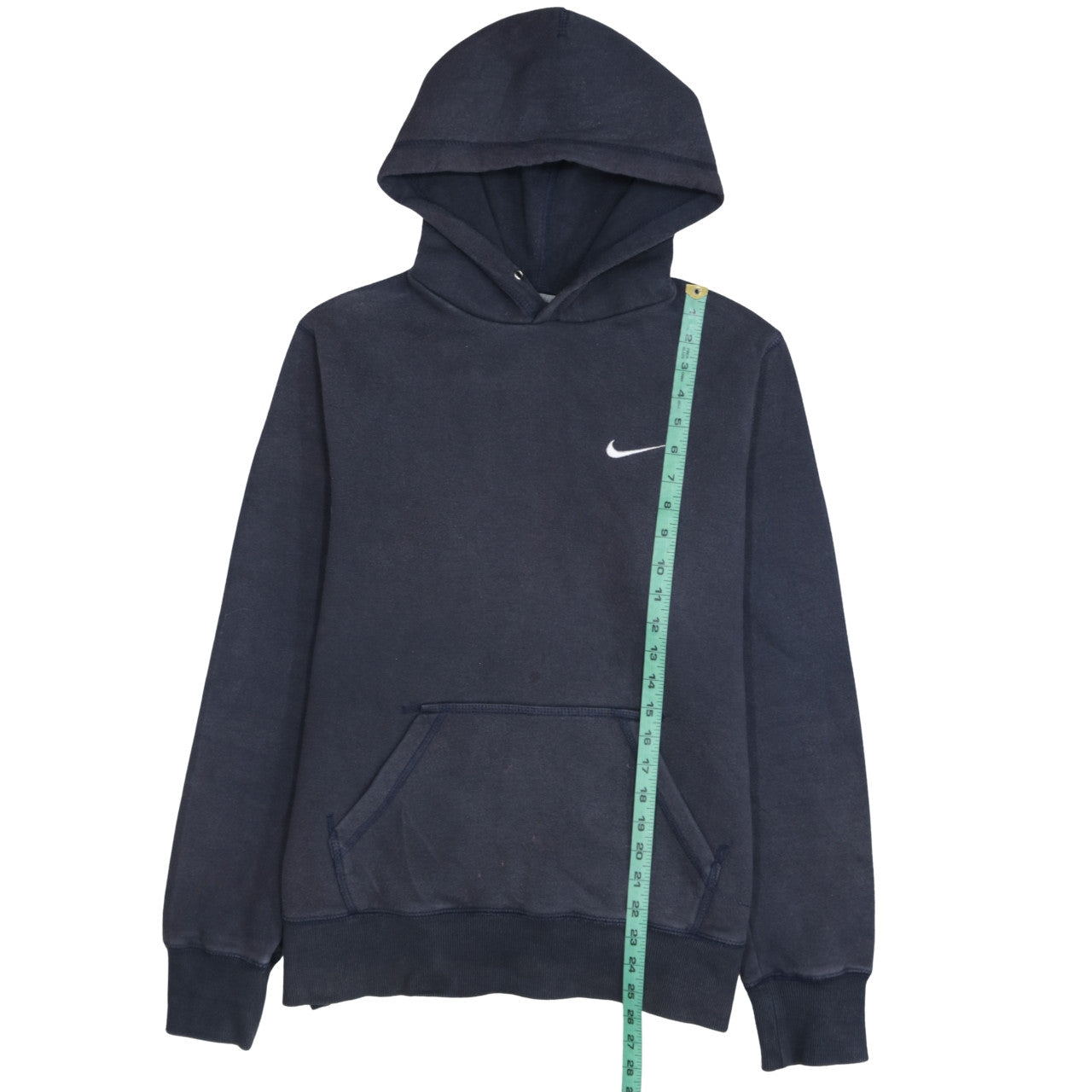 Nike Men's Blue Pullover Hoodie Sweatshirt with Logo Size M