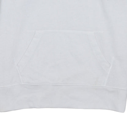 Levi's Men's White Pullover Hoodie Medium Graphic Logo Sweatshirt