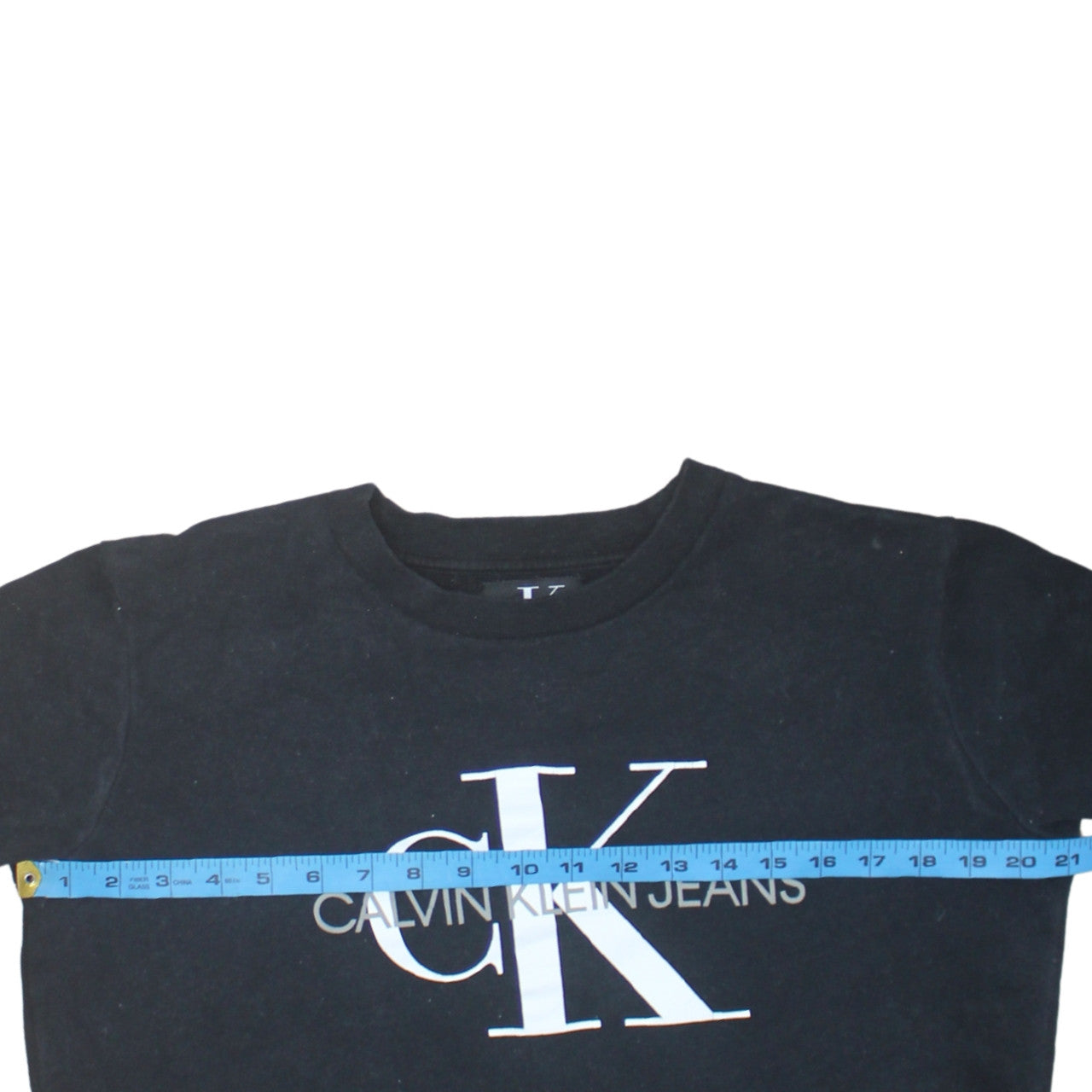 Calvin Klein Jeans Men's Black Graphic Logo Sweatshirt Size S
