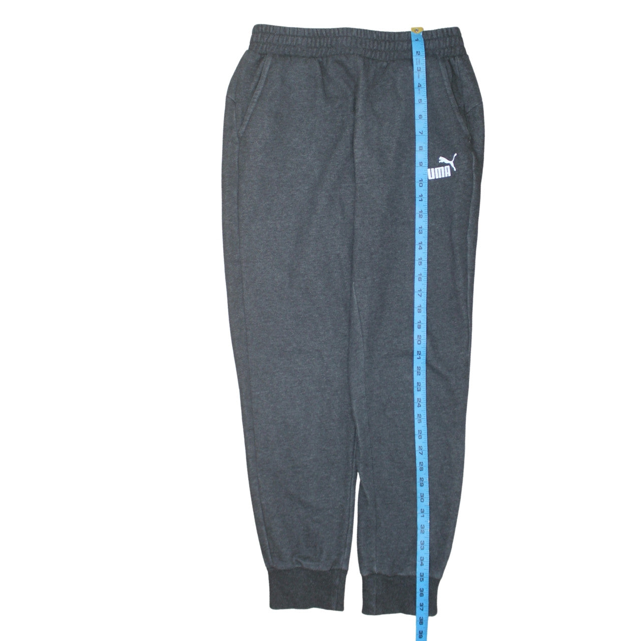 Puma Mens Grey Jogger Sweatpants Size S Regular Fit Activewear