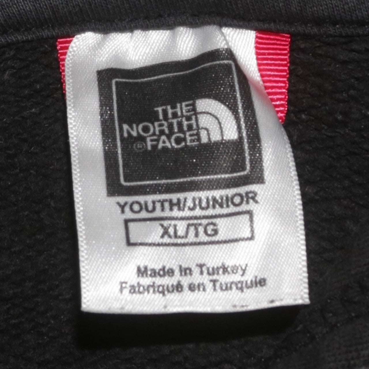 The North Face Boys Black Pullover Hoodie XL Youth Cotton Blend