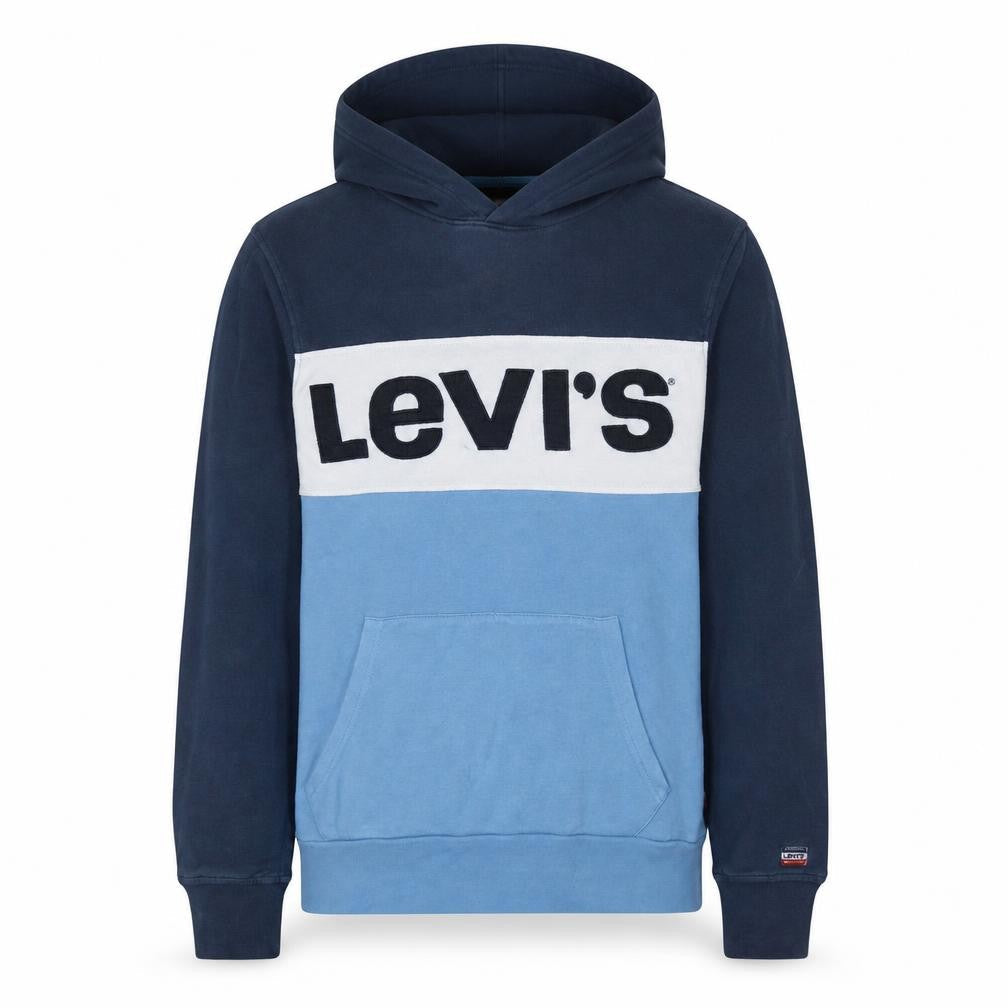 Levi's Men's Blue Pullover Hoodie S Logo Graphic Sweatshirt