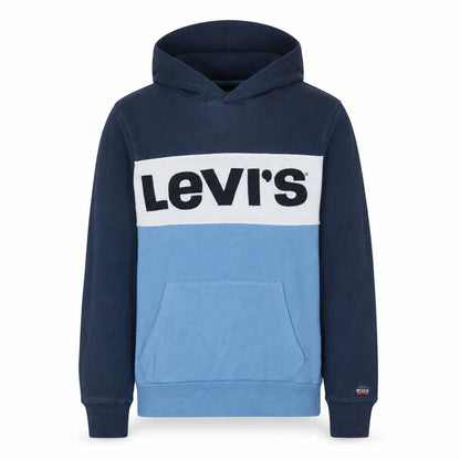 Levi's Men's Blue Pullover Hoodie S Logo Graphic Sweatshirt