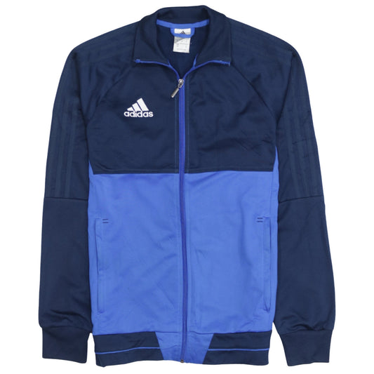 Adidas Men's Blue Full Zip Track Sweatshirt Size S