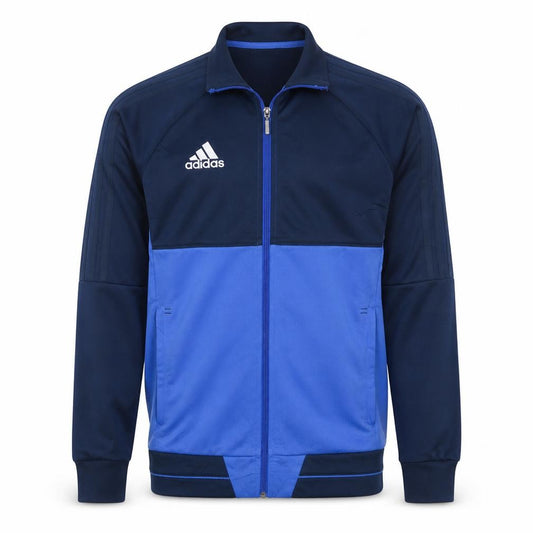 Adidas Men's Blue Full Zip Track Sweatshirt Size S