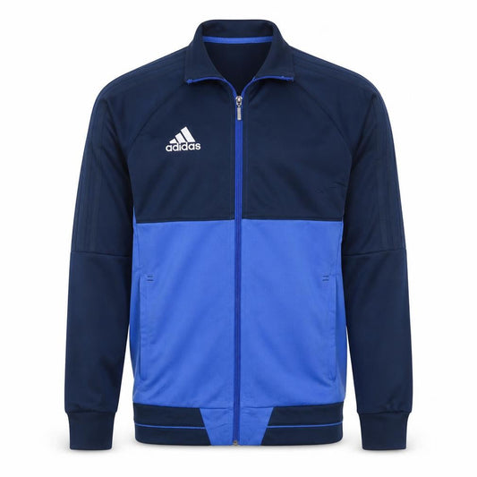Adidas Men's Blue Full Zip Track Sweatshirt Size S