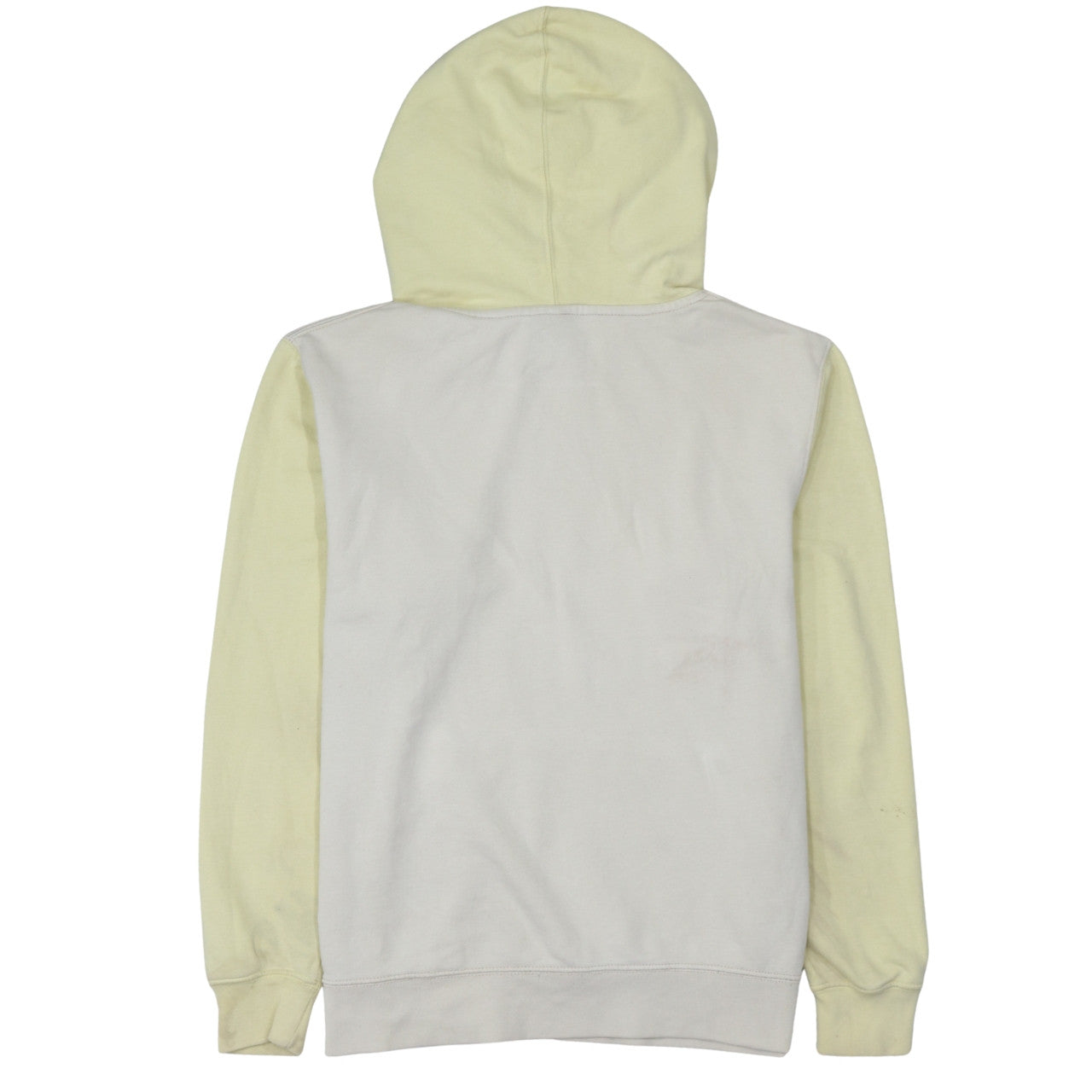 Nike Women’s Beige Yellow Pullover Hoodie Small Logo Cotton Blend