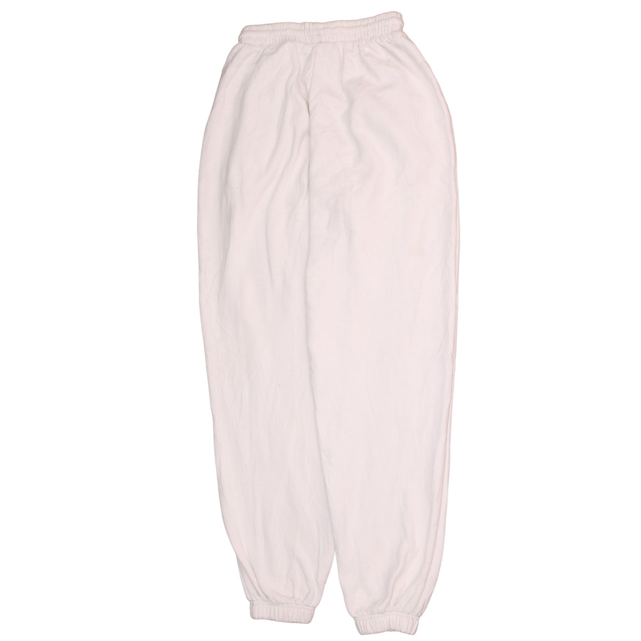 Adidas Womens White Jogger Sweatpants Size 6 Cotton Blend