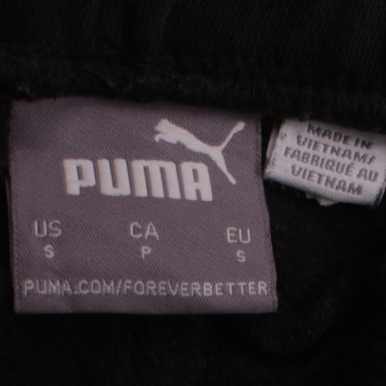 Puma Men’s Black Jogger Sweatpants Size S Regular Fit Activewear
