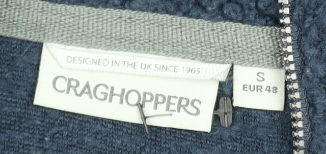Craghoppers Men's Blue Fleece 1/4 Zip Pullover Sweatshirt Size S