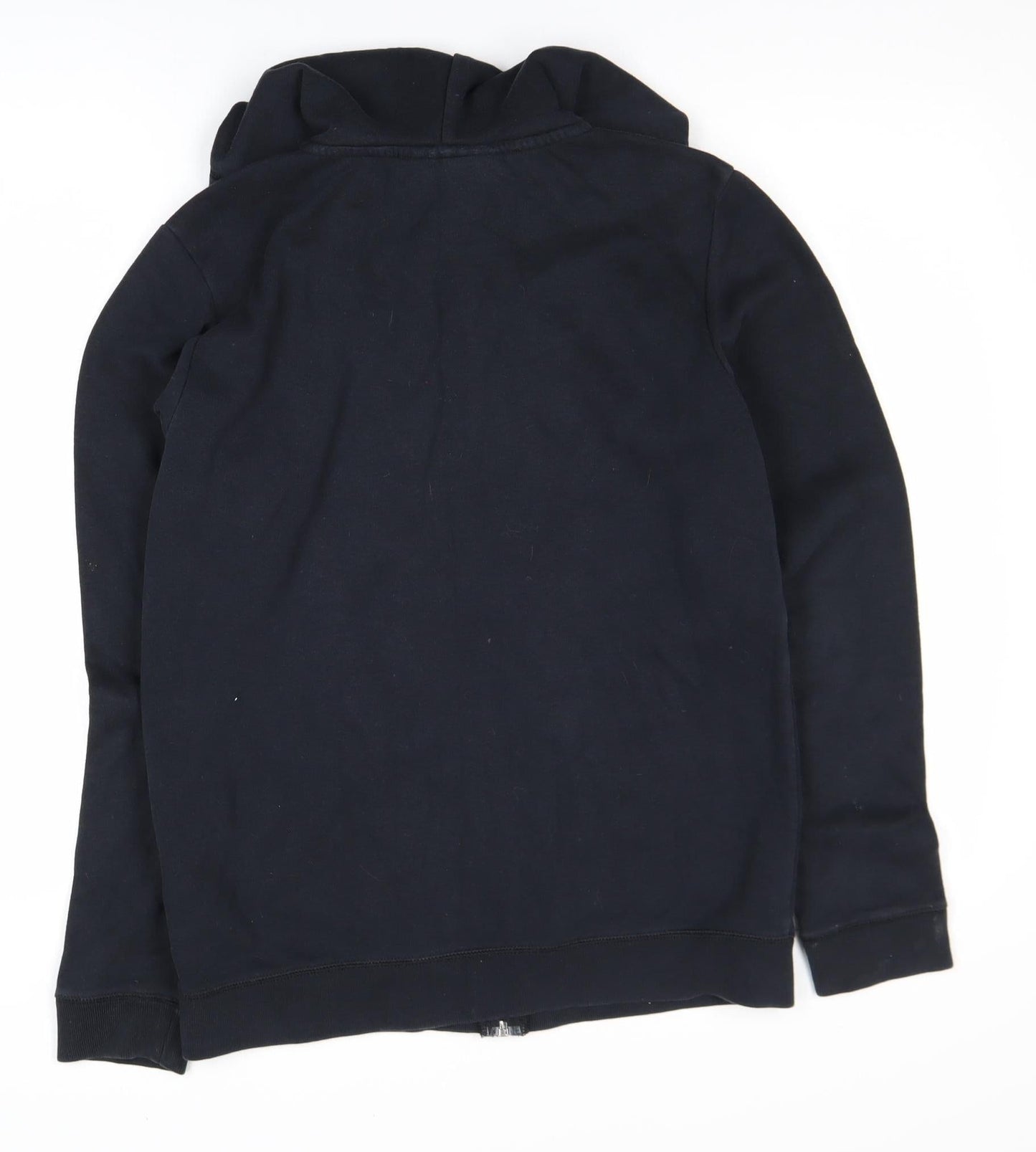 Under Armour Boys Black XL Full Zip Hooded Fleece Active Jacket