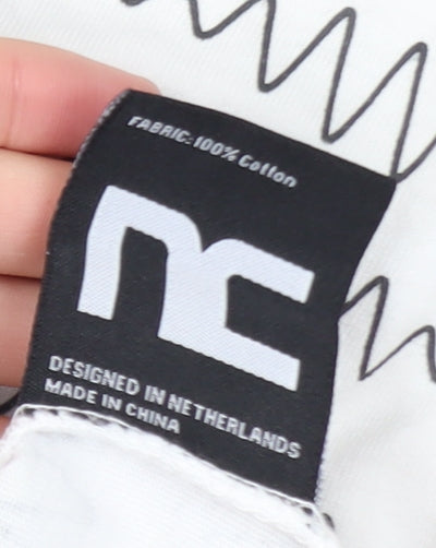 Noisecontrollers Men's White XL Graphic Music T-Shirt Cotton