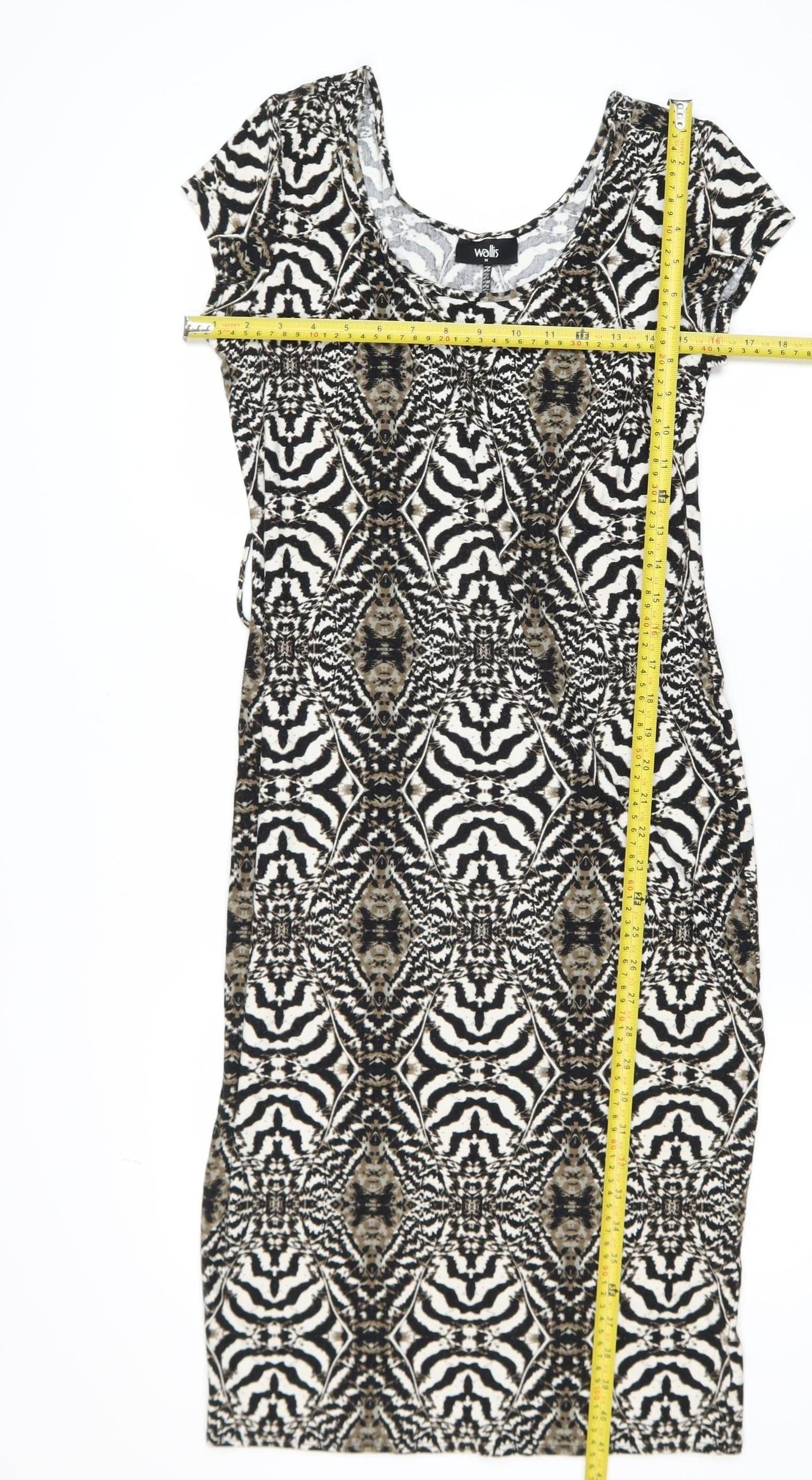 Wallis Women’s Multicoloured Animal Print Bodycon Dress Size 12