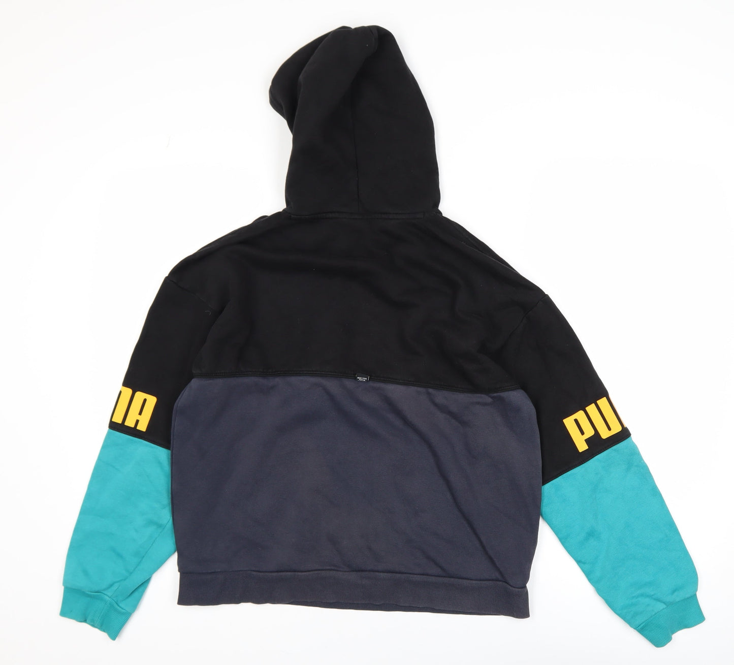 Puma Boys Multicoloured Pullover Hoodie 13-14 Years Cotton Blend