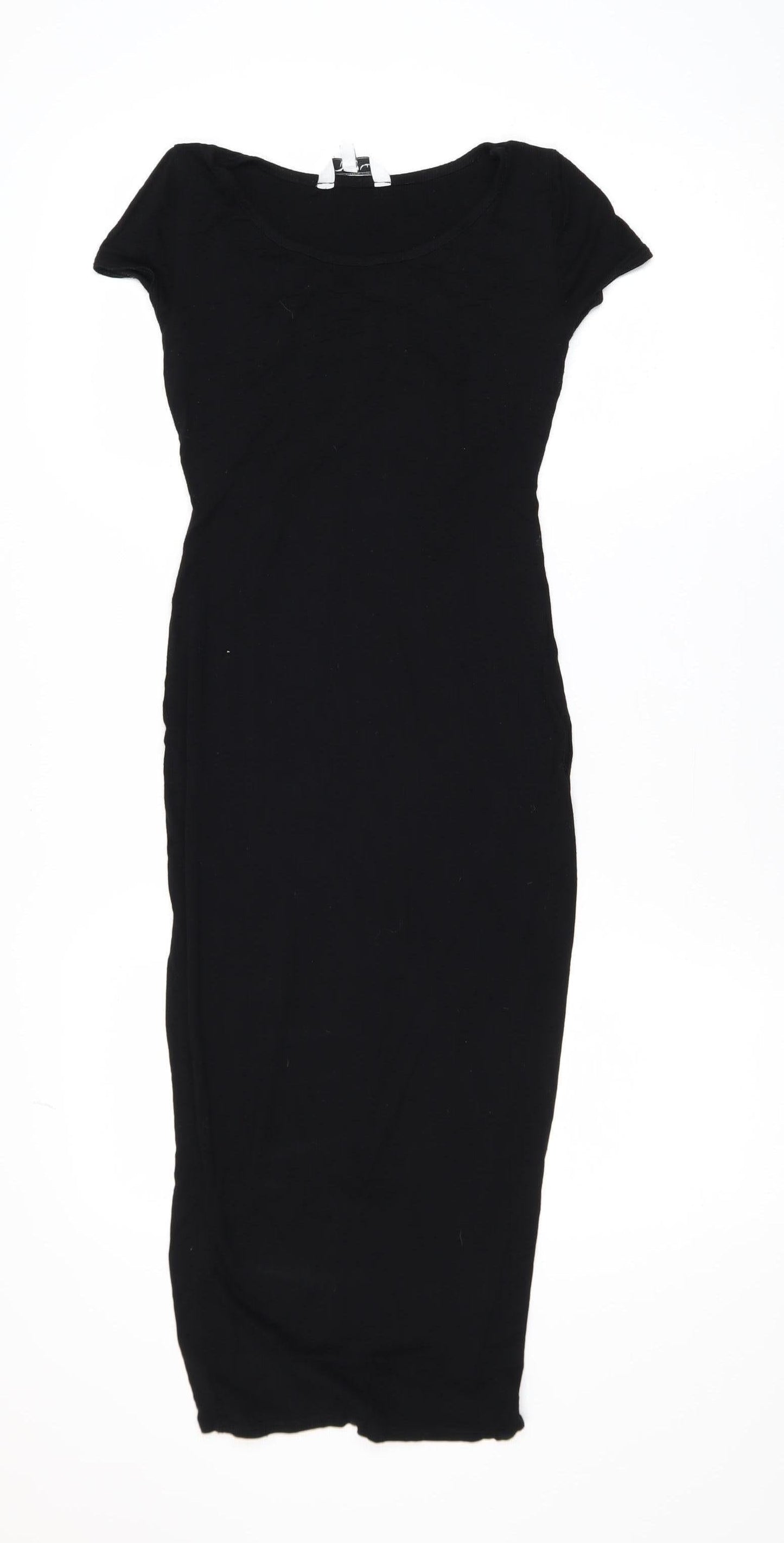 New Look Women's Black Size 8 Bodycon Midi Dress
