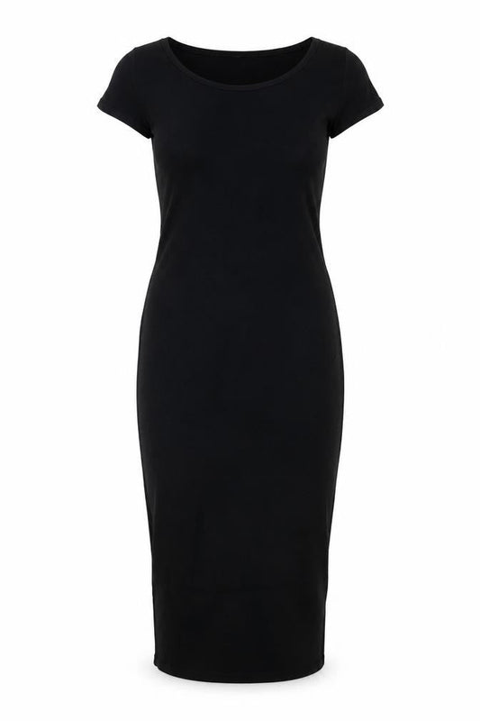 New Look Women's Black Size 8 Bodycon Midi Dress