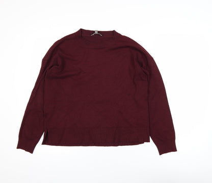 Oasis Mens Red Medium Crew Neck Pullover Jumper