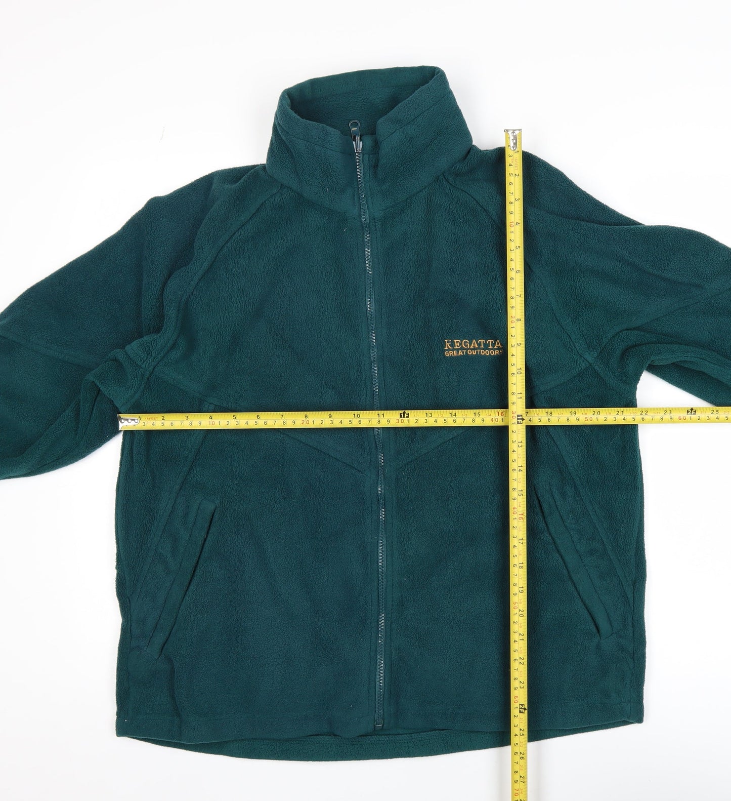 Regatta Men's Green Full Zip Fleece Jumper Size M Outdoor Warm