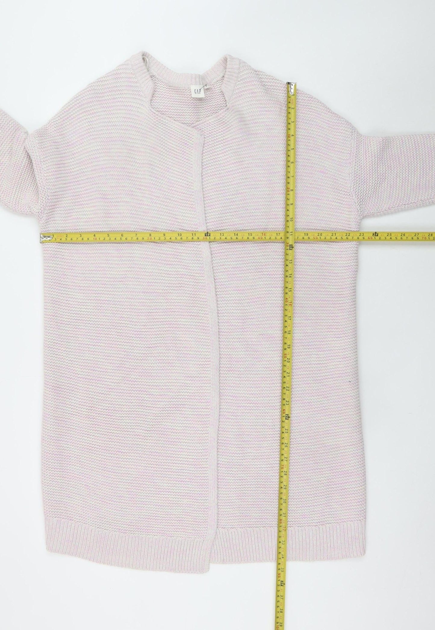 GAP Womens Pink Cotton Knit Long Sleeve Open Cardigan M