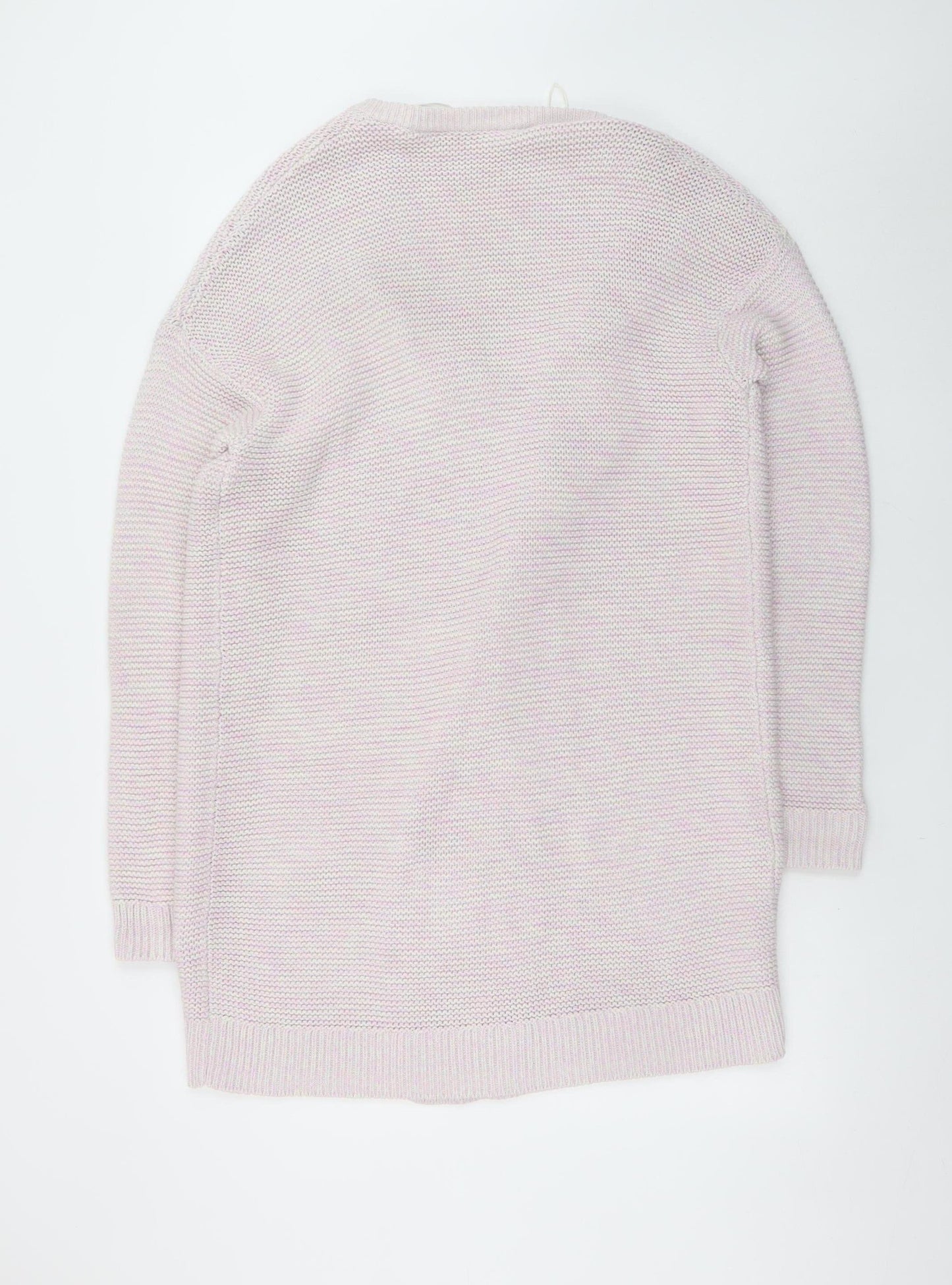 GAP Womens Pink Cotton Knit Long Sleeve Open Cardigan M