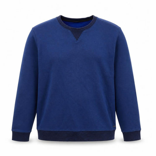 BOSS Mens Blue Slim Fit Crew Neck Sweatshirt XL