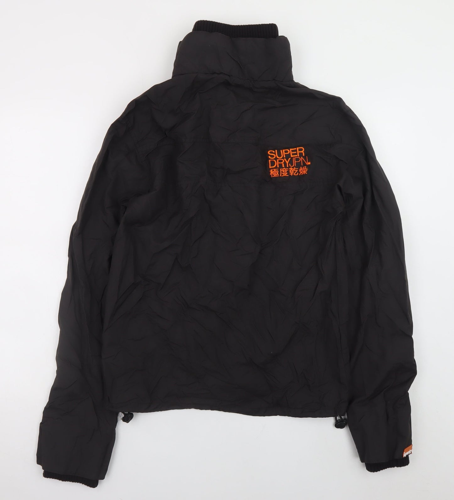 Superdry Men's Black Small Bomber Jacket Windproof Full Zip