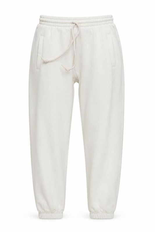 Adidas Womens White Jogger Sweatpants Size M Cotton Blend Casual