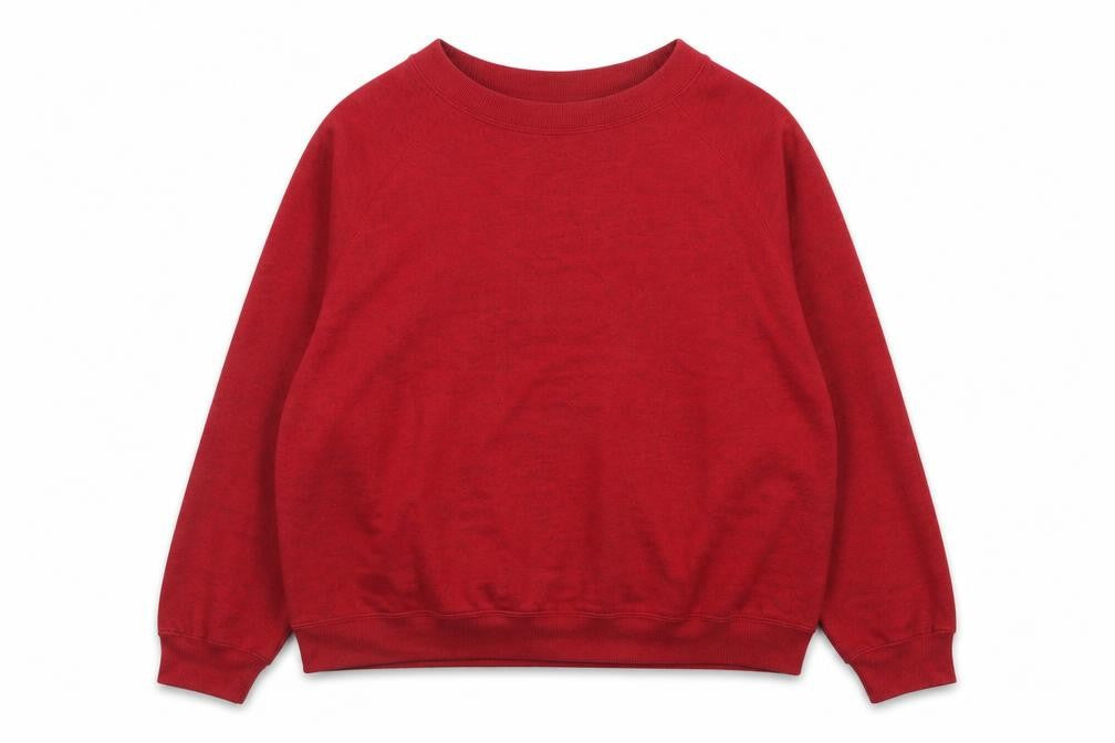 Hanes Her Way Women Red Pullover Sweatshirt XL Cotton Blend Classic