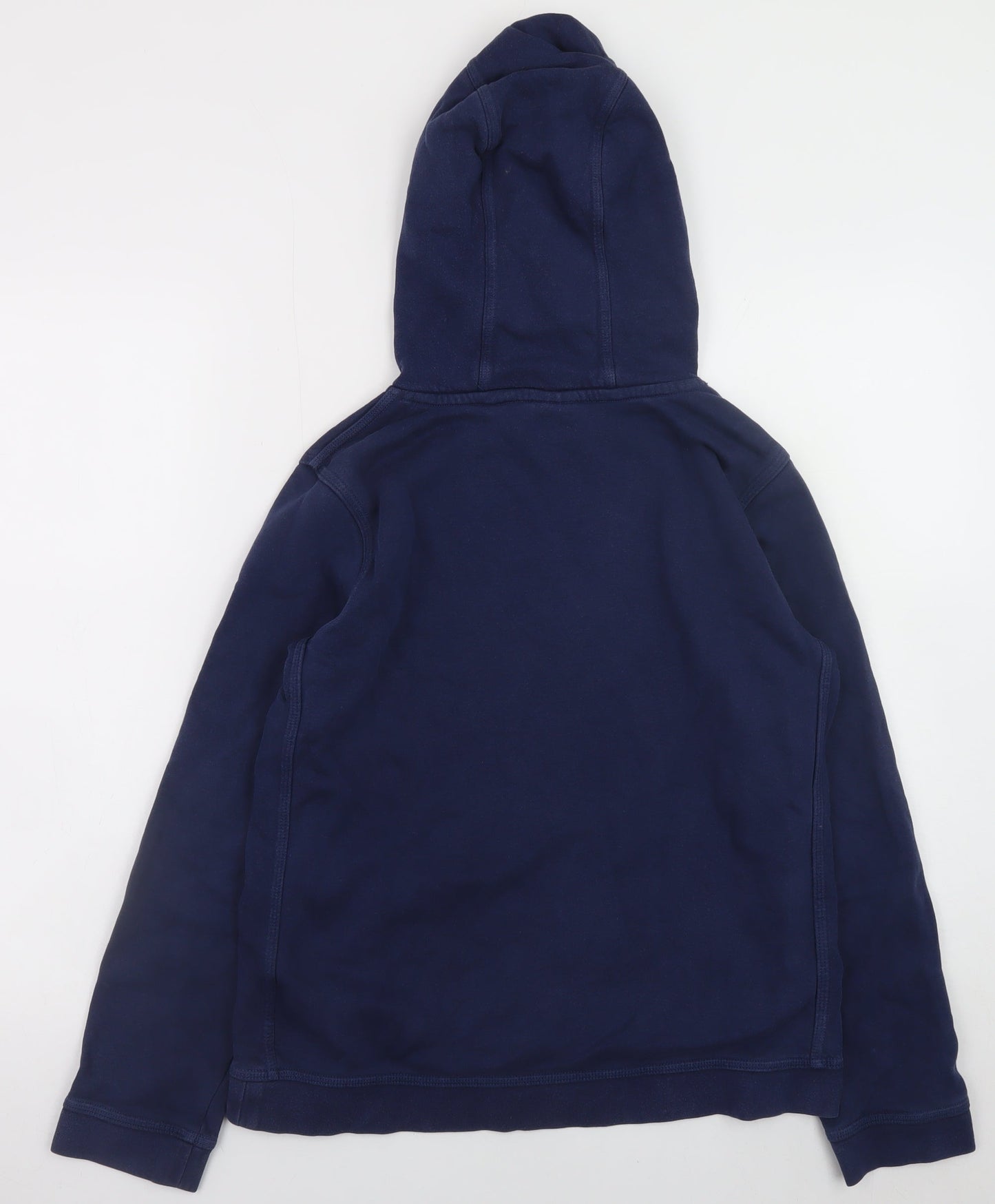 Nike Teens Blue Pullover Hoodie L Fleece Logo Sports Style
