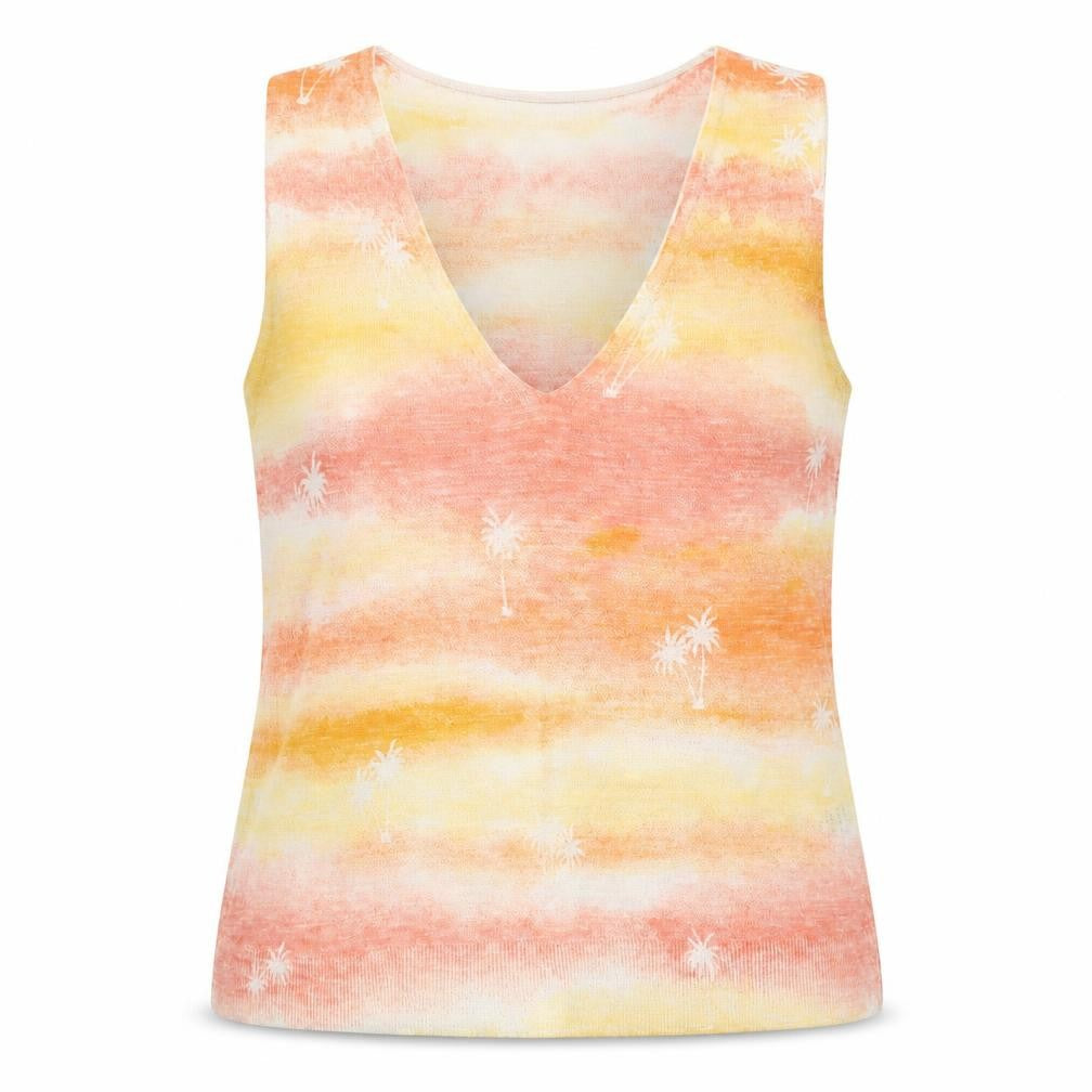 Next Womens Multicoloured V-Neck Sleeveless Knit Tank Top Size S