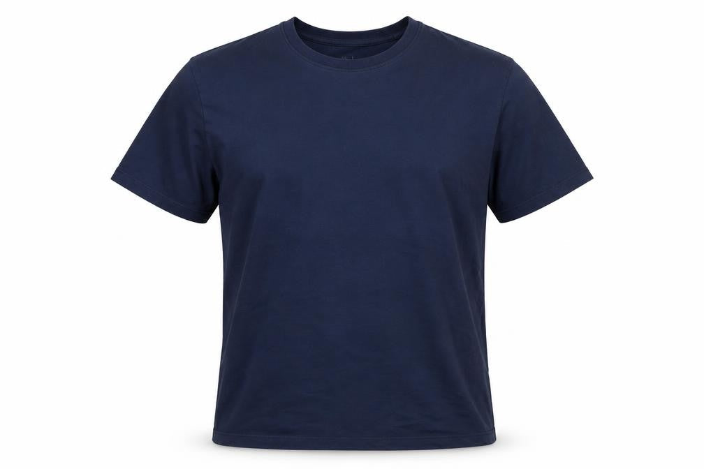Boden Men's Blue Crew Neck Cotton Short Sleeve T-Shirt L