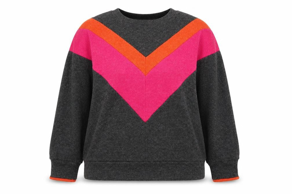 Tu Women's Multicoloured Crew Neck Pullover Jumper Size 14
