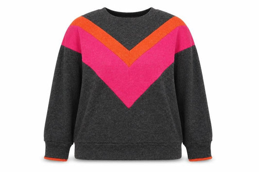 Tu Women's Multicoloured Crew Neck Pullover Jumper Size 14
