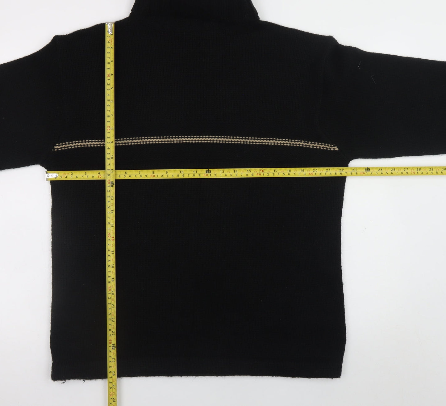 Whispering Smith Women Black L Roll Neck Knit Pullover Jumper