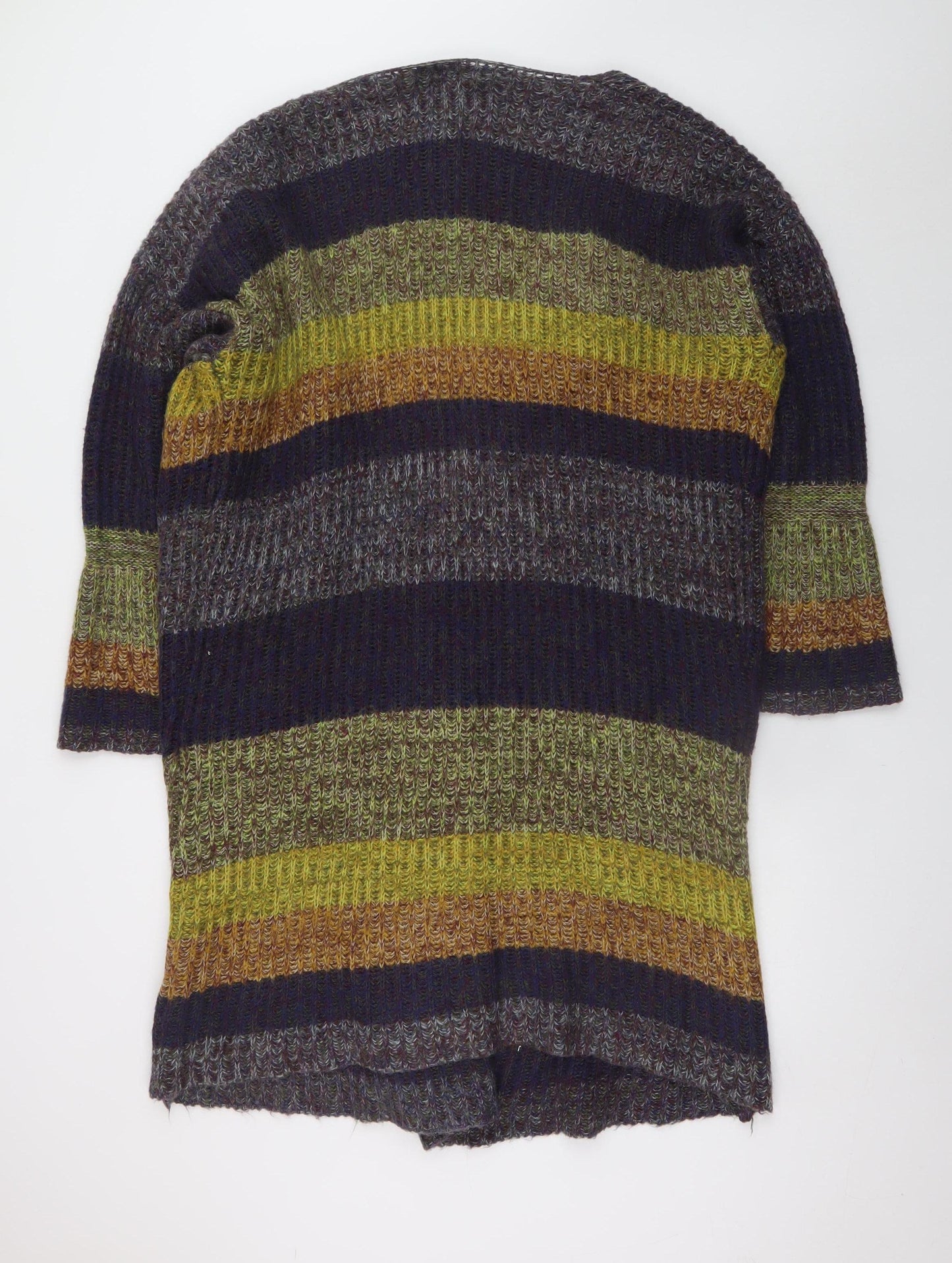 Roman Womens Multicoloured Striped Cardigan Size 18 Knit