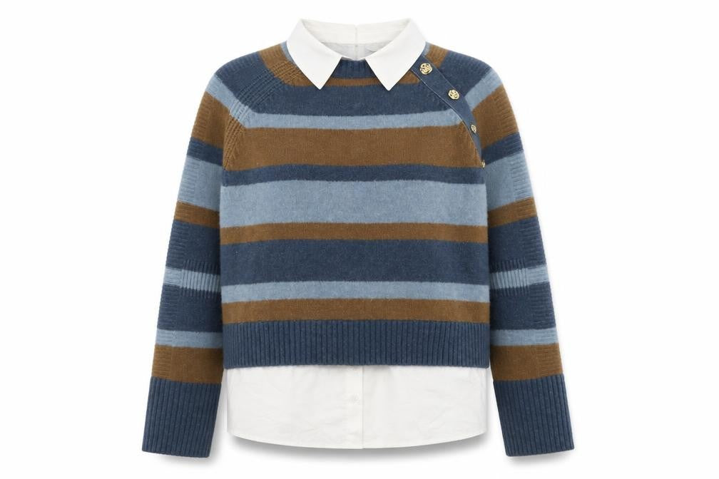 Next Women's Multicoloured Striped Pullover Jumper Size S
