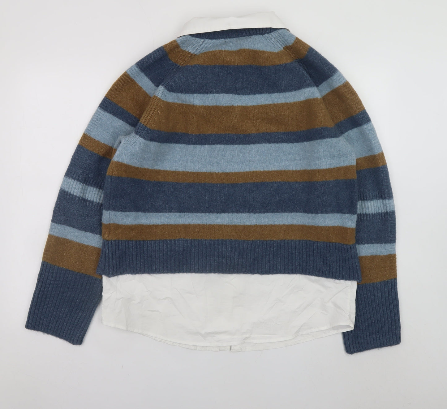 Next Women's Multicoloured Striped Pullover Jumper Size S