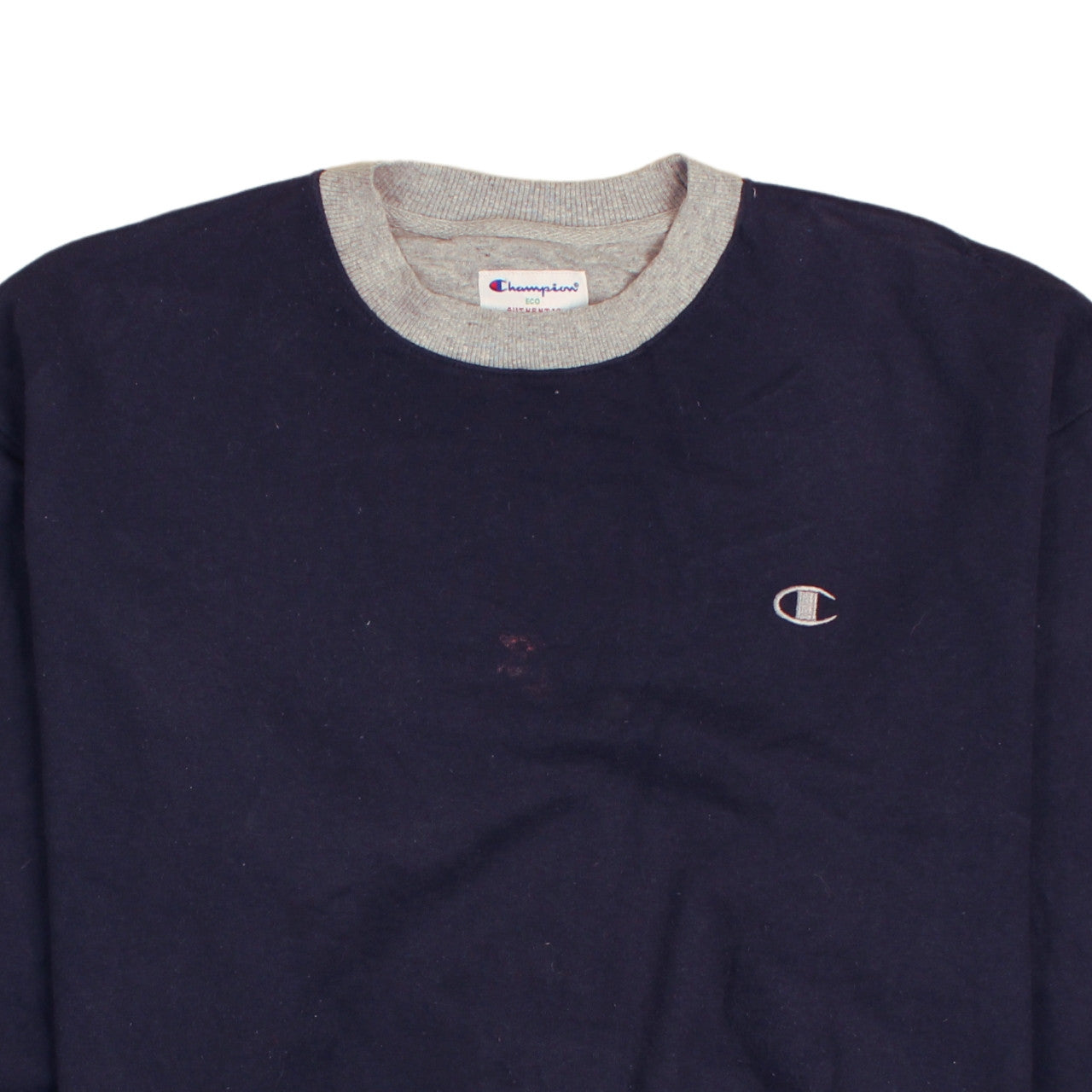 Champion Men's Blue XL Pullover Sweatshirt Crew Neck Logo