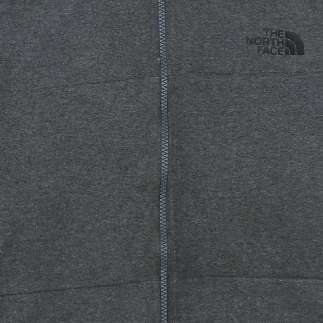 The North Face Men's Grey Full Zip Hoodie Size M