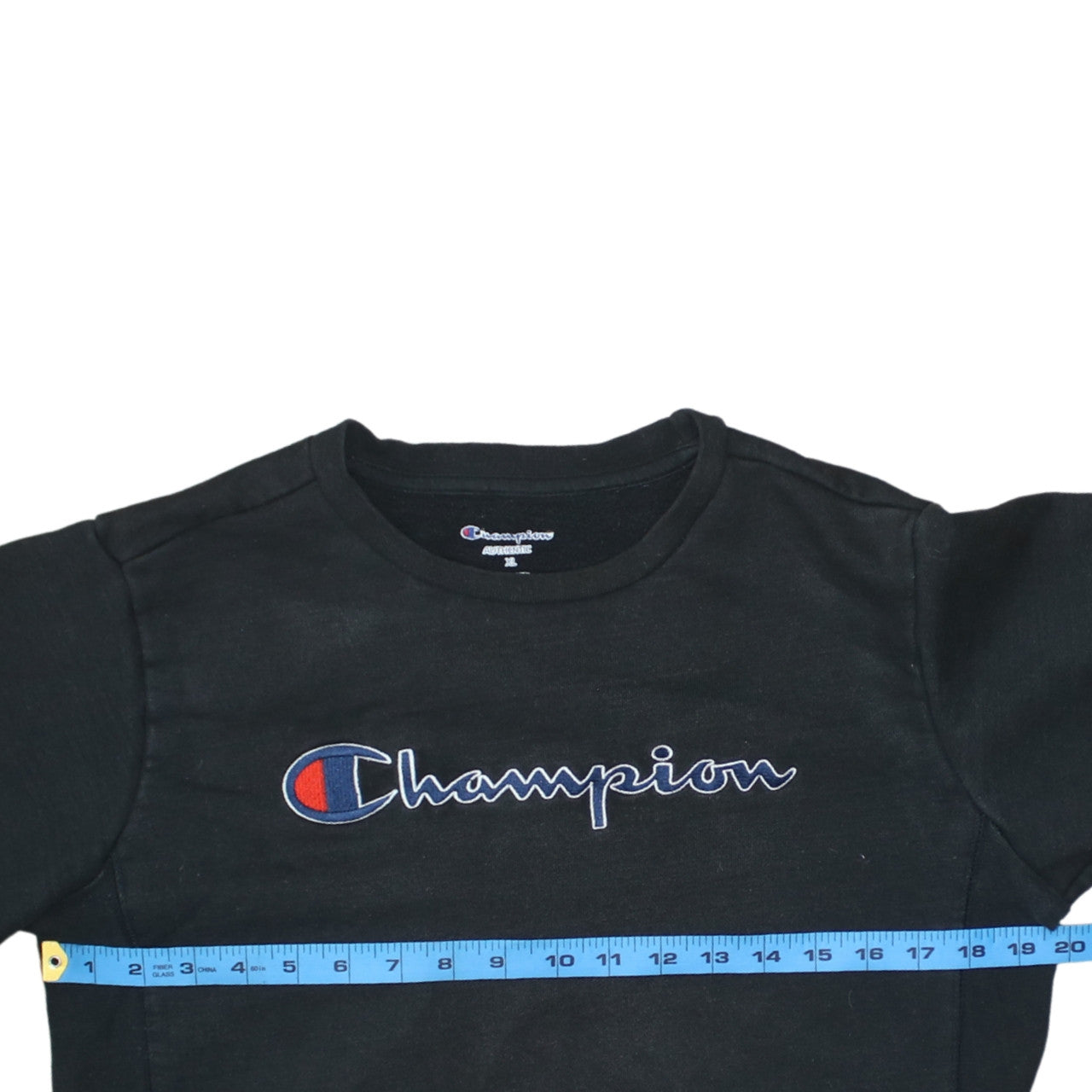 Champion Men's Black XL Pullover Sweatshirt Crew Neck Fleece