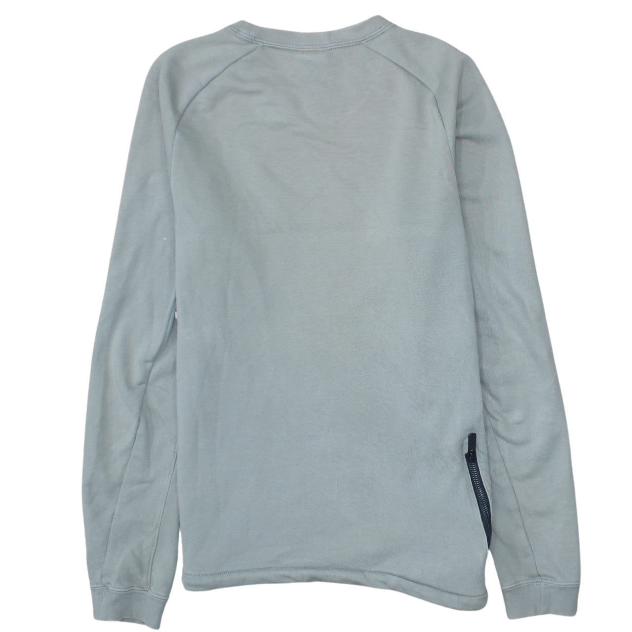 Nike Mens Grey Small Pullover Sweatshirt Crew Neck Logo Regular Fit