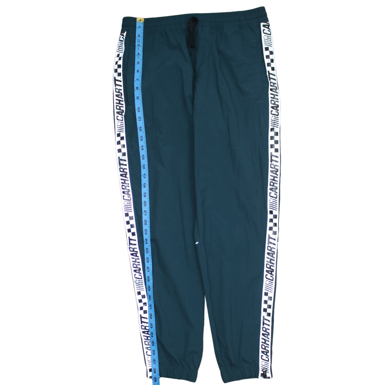 Carhartt Men’s Green Senna Track Pants S Regular Fit Nylon