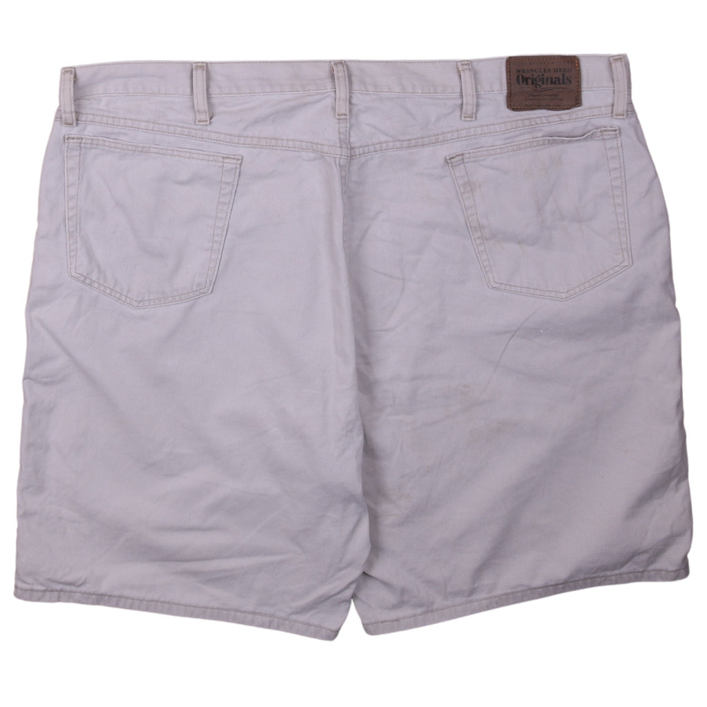 Wrangler Mens Beige Chino Shorts Size L Regular Fit Cotton