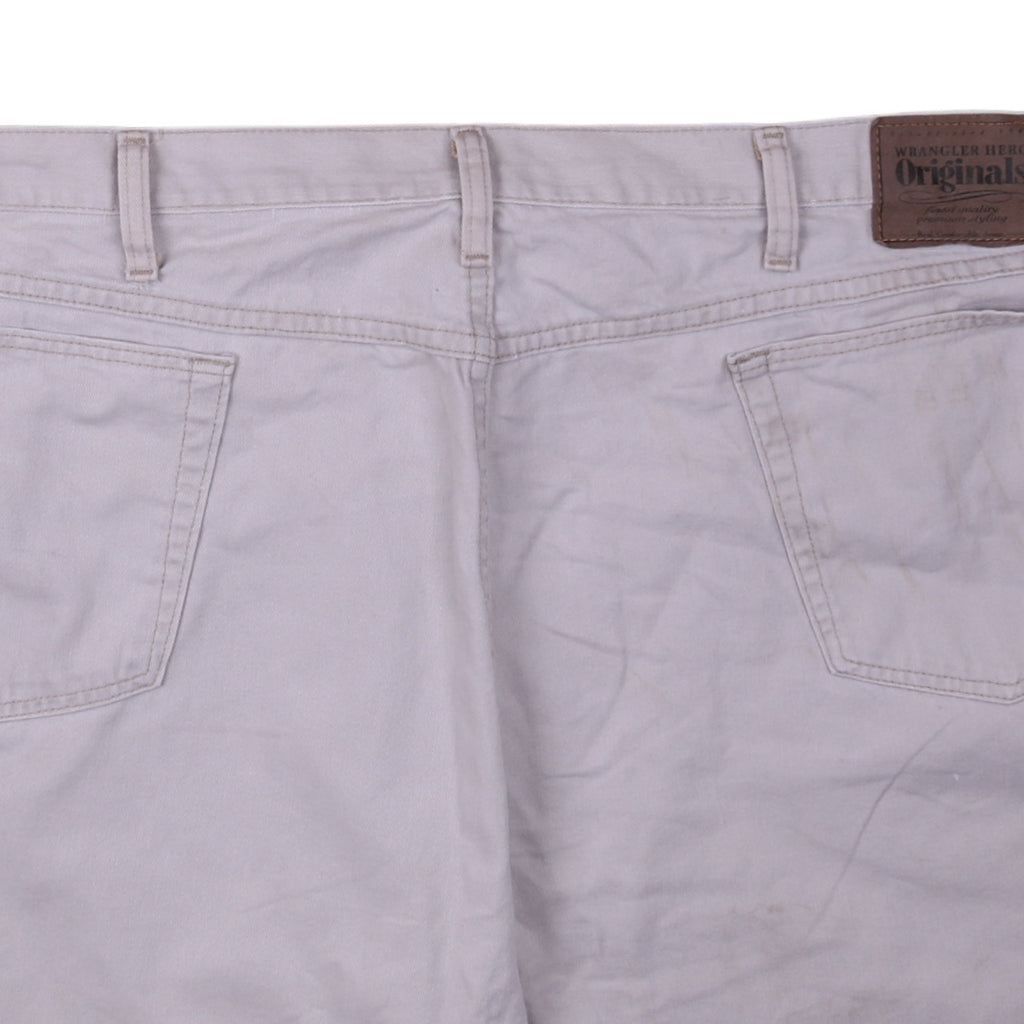 Wrangler Mens Beige Chino Shorts Size L Regular Fit Cotton