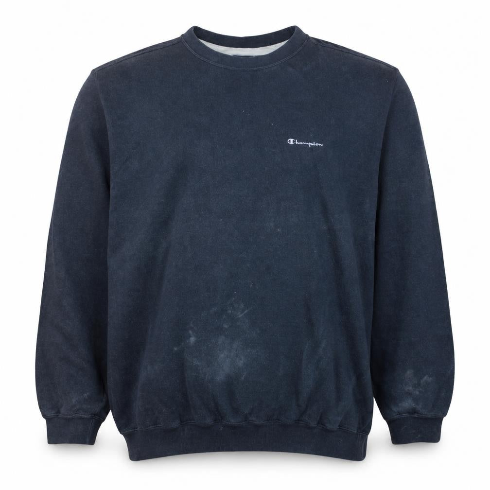 Champion Men’s Blue 2XL Pullover Crew Neck Fleece Sweatshirt