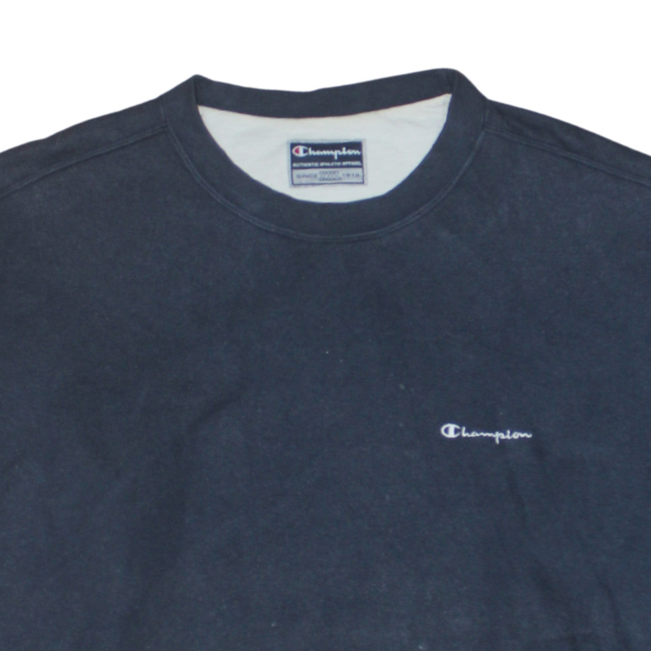 Champion Men’s Blue 2XL Pullover Crew Neck Fleece Sweatshirt